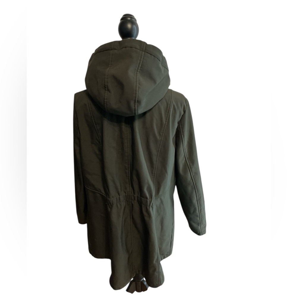 French Connection Olive Utility Jacket with Hood - Picture 4 of 6